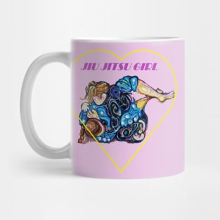 Jiu-Jitsu Girl - BJJ Art - Dreamscape Guard - By Kim Dean Mug